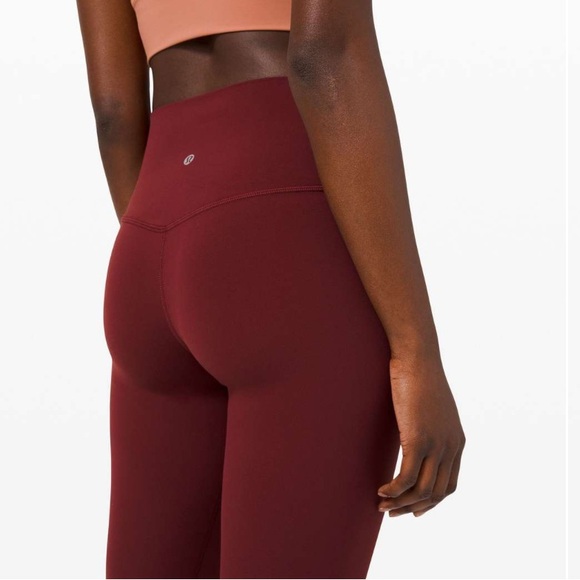 Lululemon Athletica Red Merlot Align High-Rise Pants Size 6 NWT 28” - Picture 5 of 12
